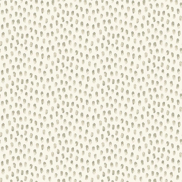 media image for Sand Drips Grey Painted Dots Wallpaper 295