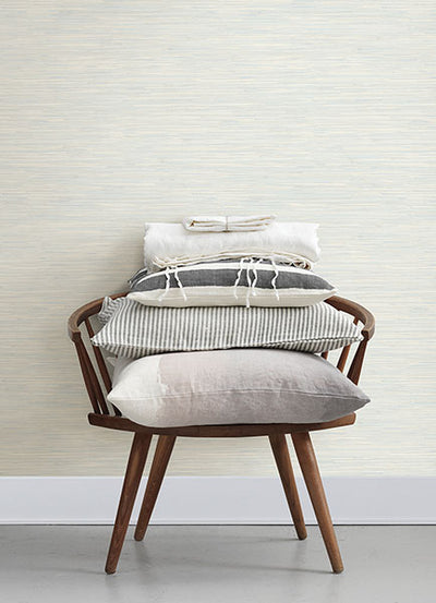 product image for Grassweave Light Blue Imitation Grasscloth Wallpaper 87