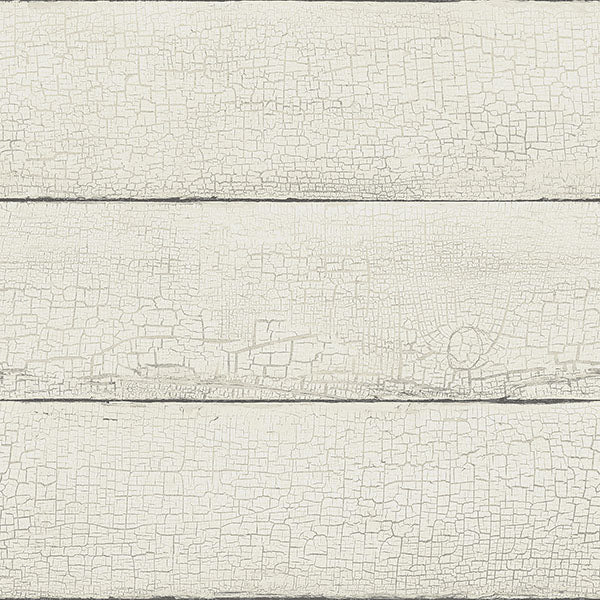 media image for Morgan White Distressed Wood Wallpaper from the Delphine Collection by Brewster 226