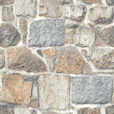 product image of Axelle Rust Stone Wallpaper from the Delphine Collection by Brewster 545