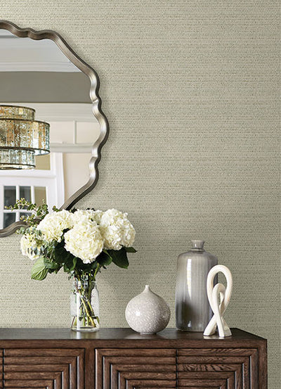 product image for Balantine Sage Weave Wallpaper from the Delphine Collection by Brewster 47