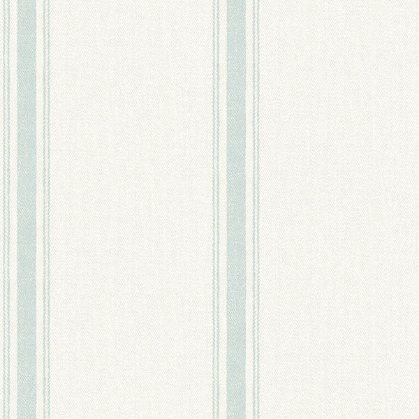 media image for Linette Seafoam Fabric Stripe Wallpaper from the Delphine Collection by Brewster 234