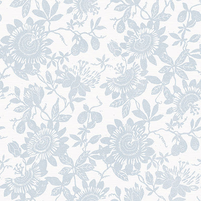 product image for Helen Light Blue Floral Trail Wallpaper from Georgia Collection by Brewster 11