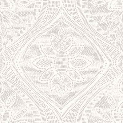 product image for Scout Lavender Floral Ogee Wallpaper from Georgia Collection by Brewster 19