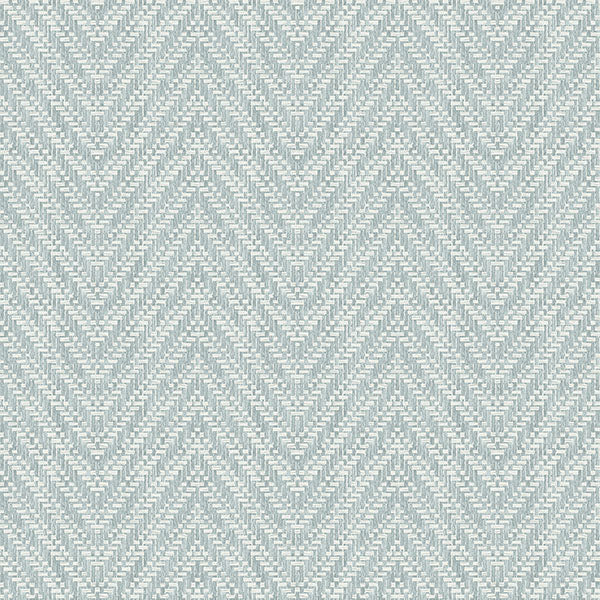 media image for Glynn Sky Blue Chevron Wallpaper from Georgia Collection by Brewster 29