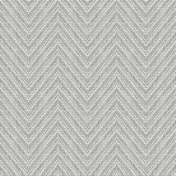 media image for Glynn Grey Chevron Wallpaper from Georgia Collection by Brewster 247