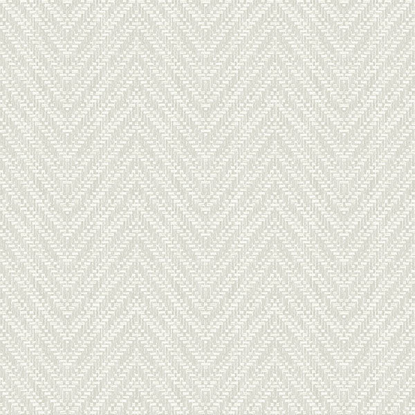 media image for Glynn Silver Chevron Wallpaper from Georgia Collection by Brewster 222