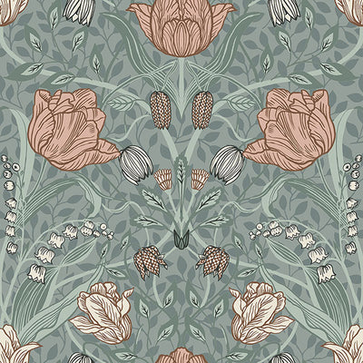product image of Sample Fillippa Sage Tulip Wallpaper 541