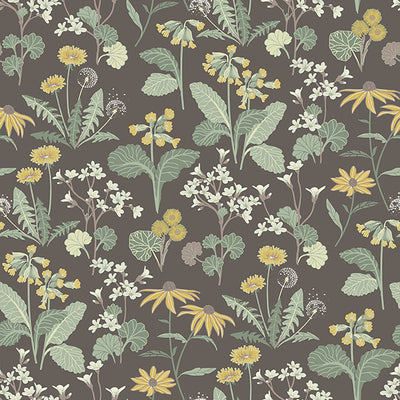 product image for Magdalena Charcoal Dandelion Wallpaper 39