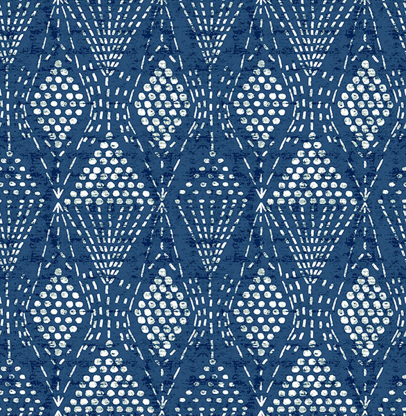 media image for sample grady blue dotted geometric wallpaper from the happy collection by brewster 1 266