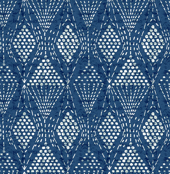 media image for sample grady blue dotted geometric wallpaper from the happy collection by brewster 1 266