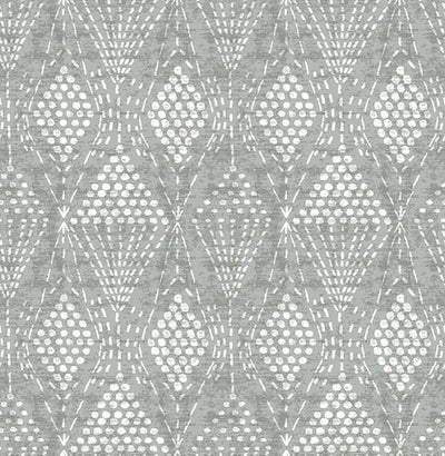 product image of Grady Grey Dotted Geometric Wallpaper from the Happy Collection by Brewster 551