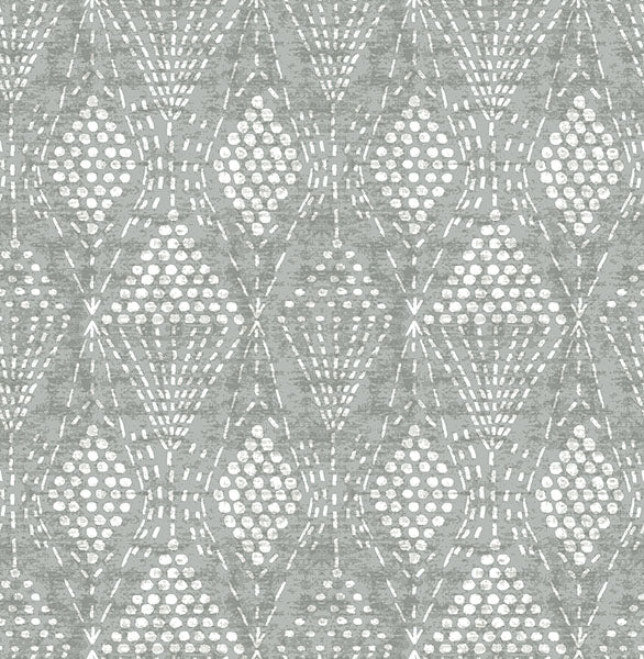 media image for sample grady grey dotted geometric wallpaper from the happy collection by brewster 1 293