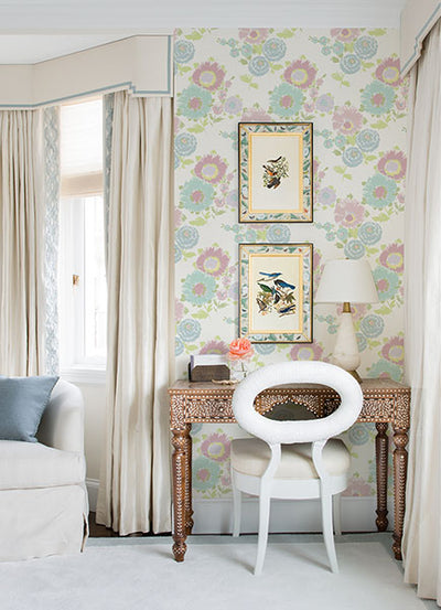 product image for Essie Pastel Painterly Floral Wallpaper from the Happy Collection by Brewster 92