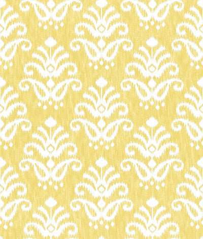 product image for Keaton Yellow Medallion Wallpaper from the Happy Collection by Brewster 39