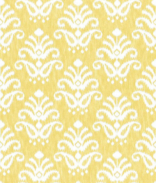 media image for Keaton Yellow Medallion Wallpaper from the Happy Collection by Brewster 280