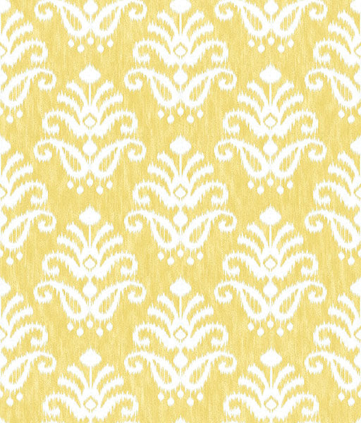 media image for Keaton Yellow Medallion Wallpaper from the Happy Collection by Brewster 280