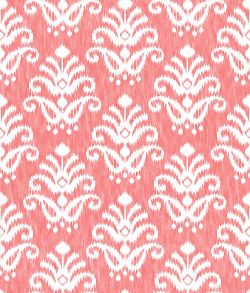 media image for Keaton Coral Medallion Wallpaper from the Happy Collection by Brewster 283