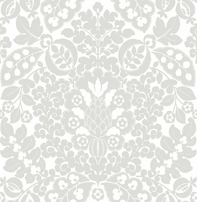 product image for Marni Grey Fruit Damask Wallpaper from the Happy Collection by Brewster 14
