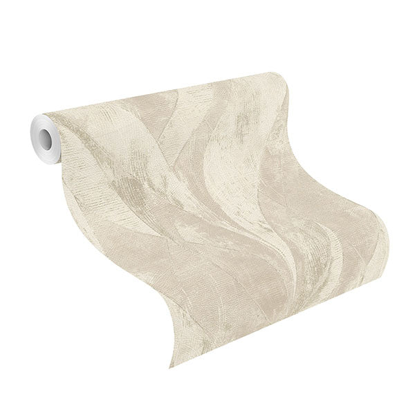 Shop Blake Light Grey Leaf Wallpaper from Concrete Advantage Collection