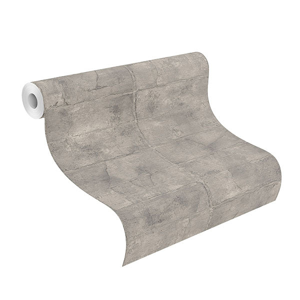 media image for Clay Grey Stone Wallpaper from Concrete Advantage Collection by Brewster 210