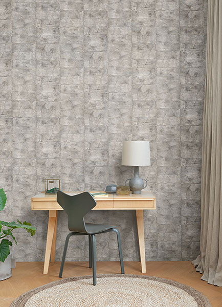 media image for Clay Grey Stone Wallpaper from Concrete Advantage Collection by Brewster 231