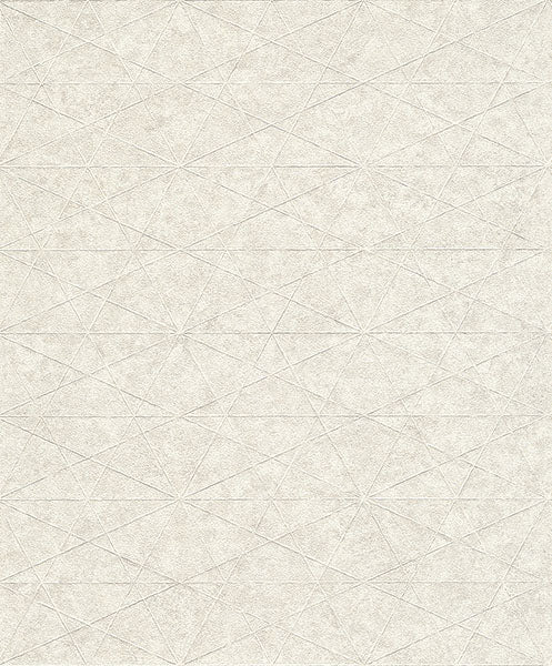 media image for Seth White Triangle Wallpaper from Concrete Advantage Collection by Brewster 262