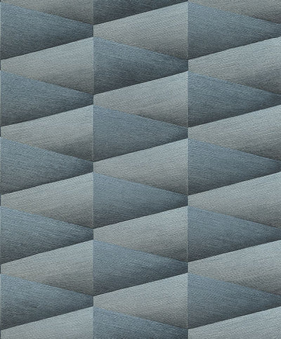 product image for Shae Indigo Geo Wallpaper from Concrete Advantage Collection by Brewster 42
