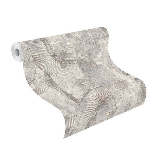 media image for Abe Light Grey Geo Wallpaper from Concrete Advantage Collection by Brewster 237