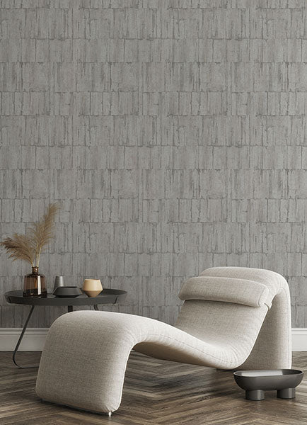 media image for Buck Silver Horizontal Wallpaper from Concrete Advantage Collection by Brewster 278