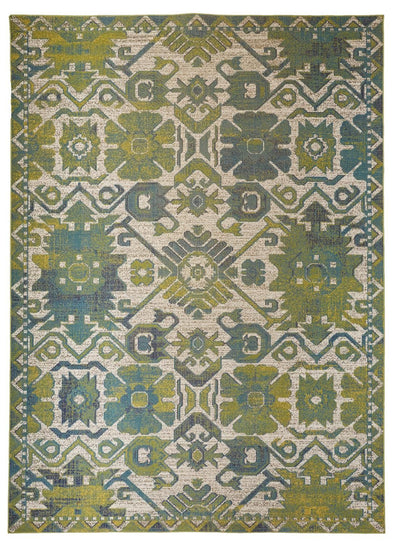 product image for Hurst Green and Blue Rug by BD Fine Flatshot Image 1 90