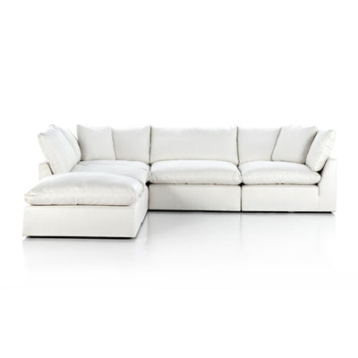 product image for Stevie 4-Piece Sectional Sofa w/ Ottoman in Various Colors Alternate Image 2 37