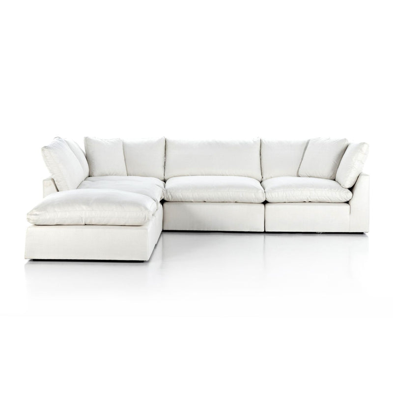 media image for Stevie 4-Piece Sectional Sofa w/ Ottoman in Various Colors Alternate Image 2 299