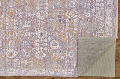 product image for Tirza Purple and Gold Rug by BD Fine Fold Image 1 57