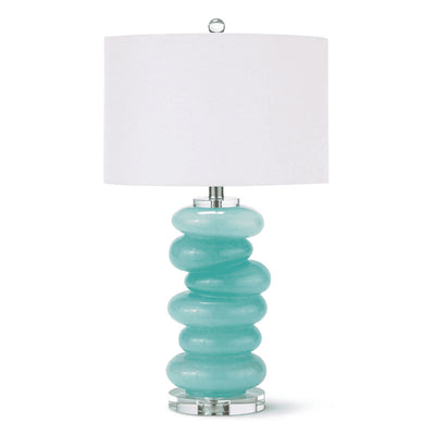 product image of Stacked Pebble Glass Table Lamp Flatshot Image 520