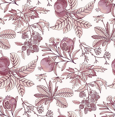 product image of Cecilia Purple Fruit Wallpaper 528