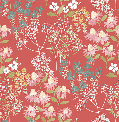 product image of Sample Cultivate Red Springtime Blooms Wallpaper 547