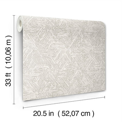 product image for Retreat Grey Quilted Geometric Wallpaper 12