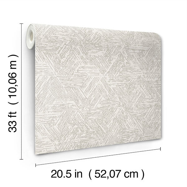 media image for Retreat Grey Quilted Geometric Wallpaper 252