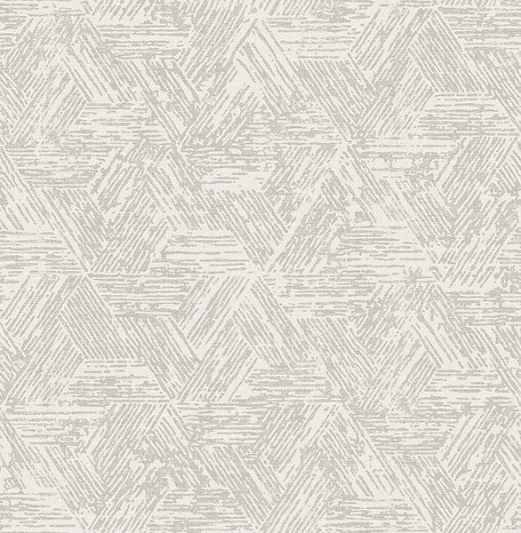 media image for Retreat Grey Quilted Geometric Wallpaper 286
