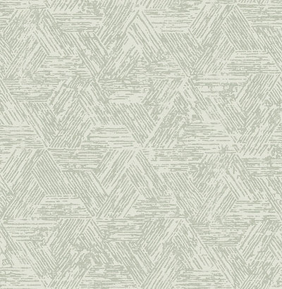 product image of Sample Retreat Sea Green Quilted Geometric Wallpaper 584