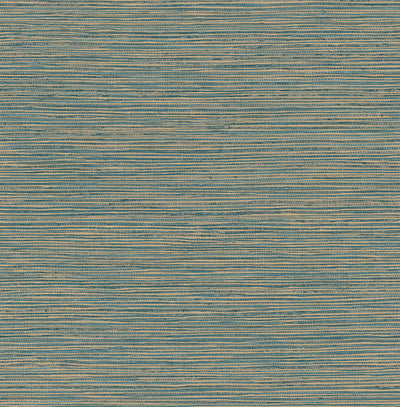 product image of Alton Teal Faux Grasscloth Wallpaper from Fusion Advantage Collection by Brewster 523