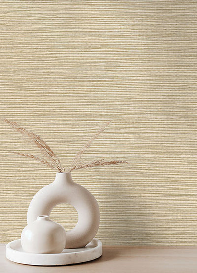 product image for Alton Wheat Faux Grasscloth Wallpaper from Fusion Advantage Collection by Brewster 41