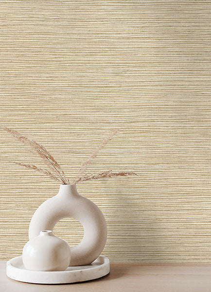 media image for Alton Wheat Faux Grasscloth Wallpaper from Fusion Advantage Collection by Brewster 294