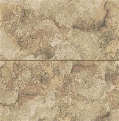 product image of Aria Light Brown Marbled Tile Wallpaper from Fusion Advantage Collection by Brewster 592