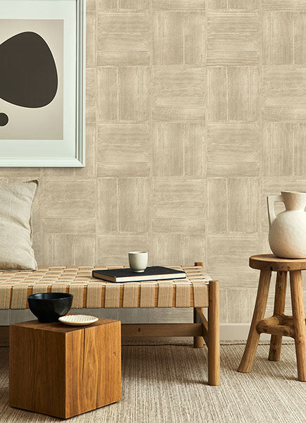 media image for Jasper Neutral Block Texture Wallpaper from Fusion Advantage Collection by Brewster 293
