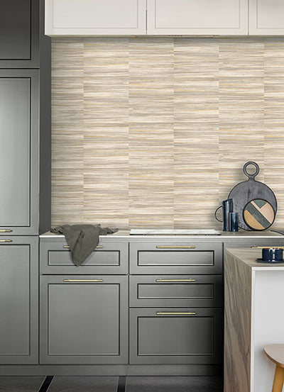 product image for Rowan Wheat Faux Grasscloth Wallpaper from Fusion Advantage Collection by Brewster 29