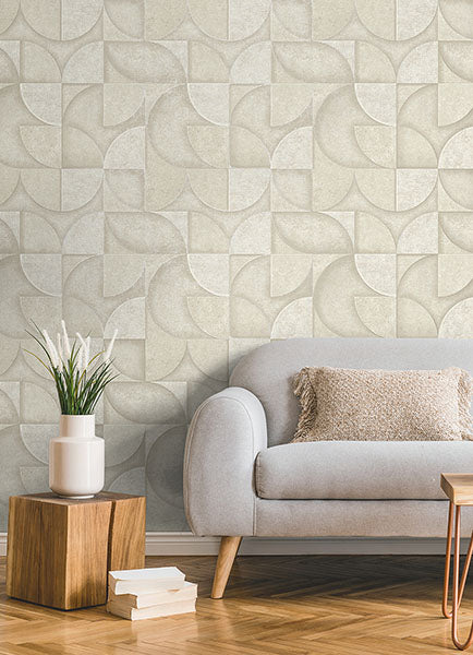 media image for Addison Stone Retro Geo Wallpaper from Fusion Advantage Collection by Brewster 275