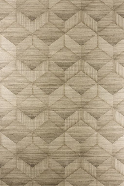 product image for Parquet Wallpaper In Dark Brown Color 0