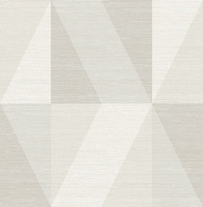 product image for Winslow Bone Geometric Faux Grasscloth Wallpaper 55